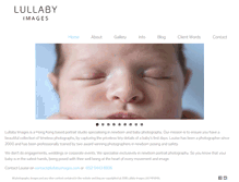 Tablet Screenshot of lullabyimages.com